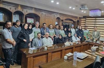 برگزاری مراسم روز کارگر در بیمارستان چشم پزشکی بینا