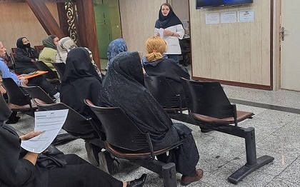 برگزاری کلاس آموزشی ارتقای سلامت در خصوص تغذیه در پرفشاری خون