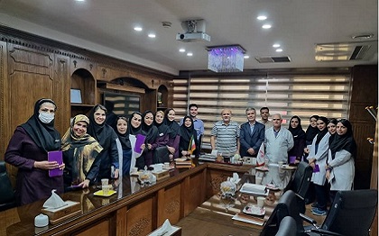 برگزاری مراسم روز کارمند در بیمارستان چشم پزشکی بینا