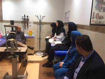 بازدید مدیریتی ایمنی بیمار از اپتومتری و پاراکلینیک